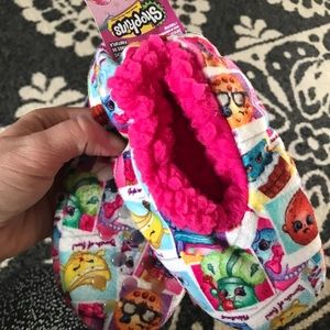 Girls Shopkins Slippers New